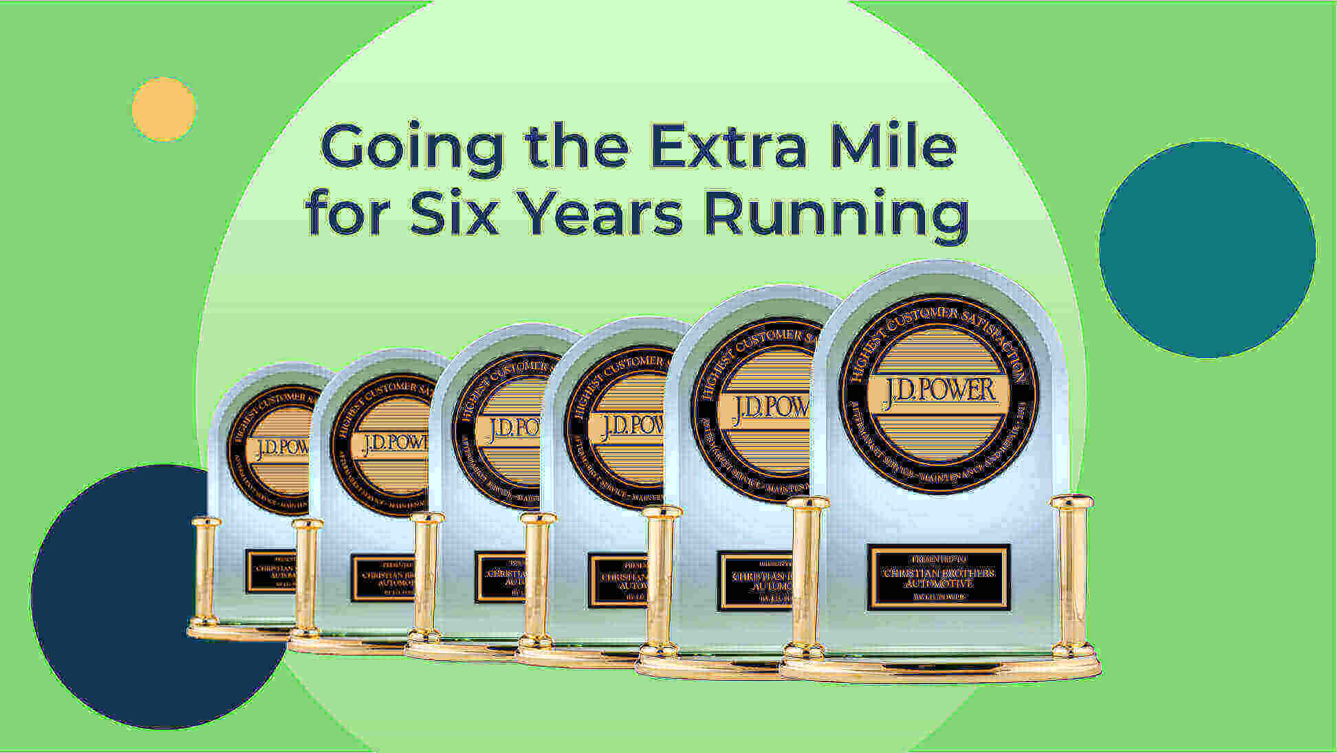 Going the Extra Mile for Six Years Running